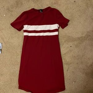 tight t-shirt dress